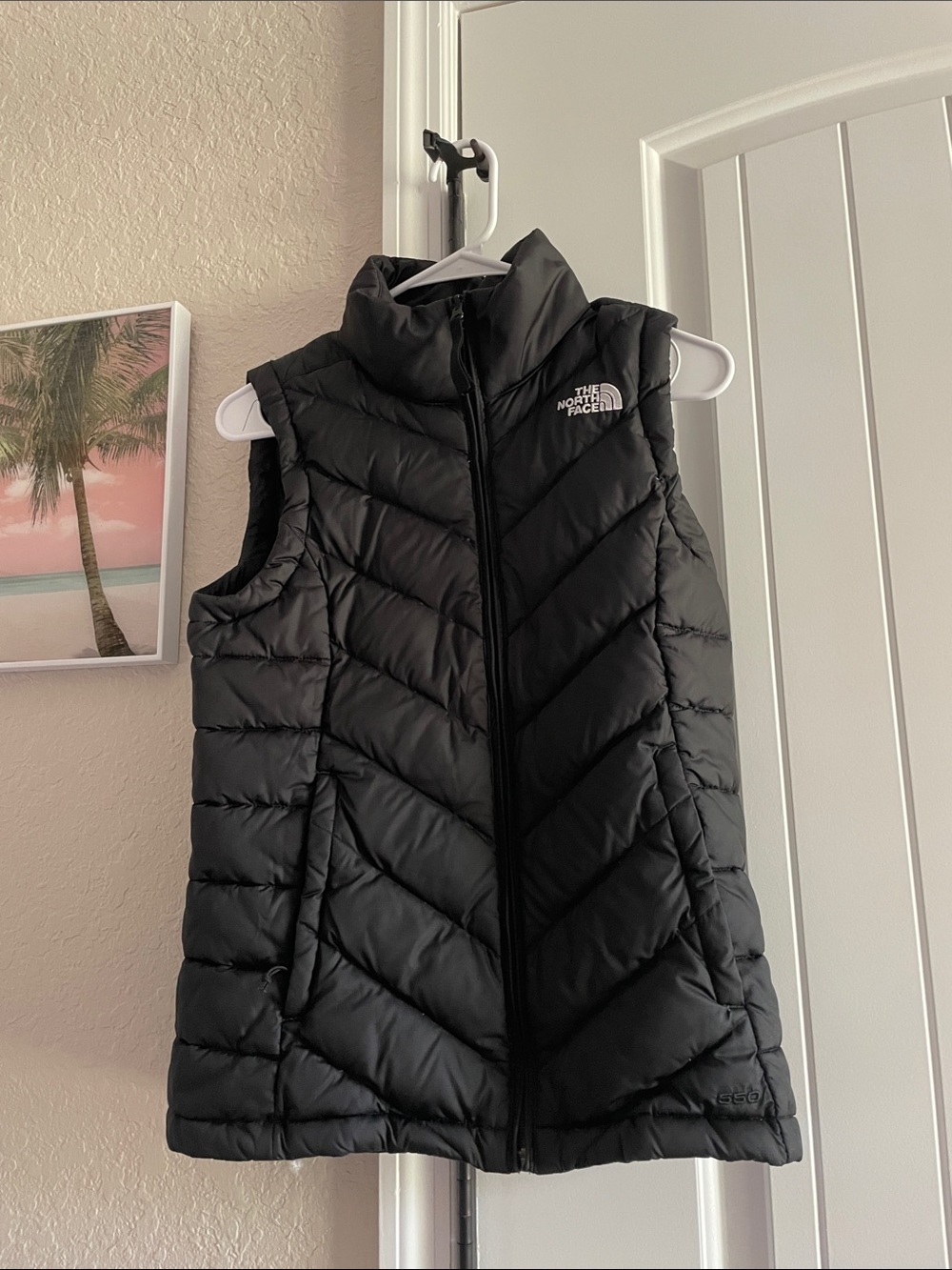 The North Face Women's Black Quilted Down Vest
